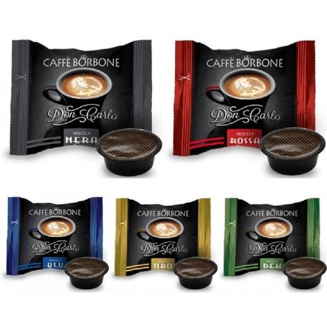 500 CAPSULE CAFFE' BORBONE DON CARLO ASSORTIMENTO MISTO