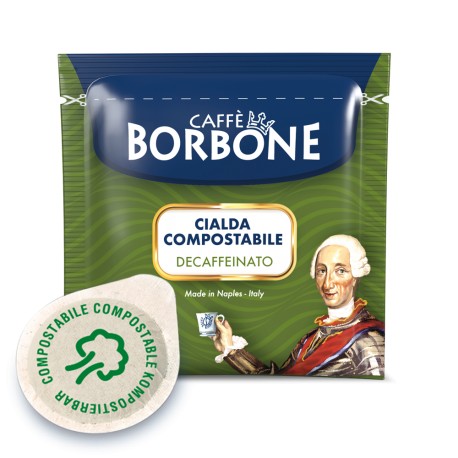 CIALDE CAFFE' BORBONE MISCELA DEK ESE (44mm) IN CARTA FILTRO