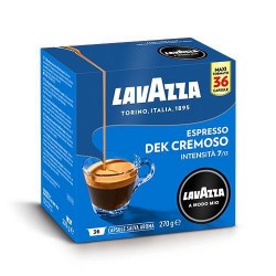 36 CAPSULE LAVAZZA A MODO MIO DEK CREMOSO