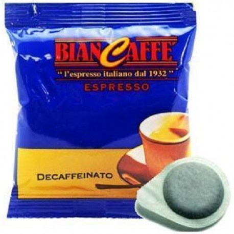 150 CIALDE IN CARTA FILTRO CAFFE' BIANCAFFE' ESE -DEK- (44 mm)