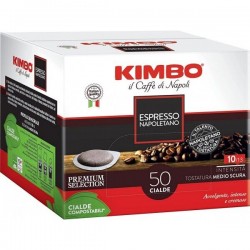 100 Cialde Kimbo Filtro Carta ESE 44 mm Miscela Espresso Napoletano -2 CT-