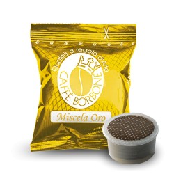 100 CAPSULE CAFFE' BORBONE MISCELA ORO