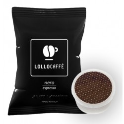 100 CAPSULE LOLLO NERA COMPATIBILI LAVAZZA EP