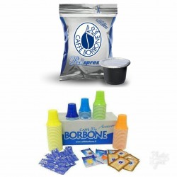 200 CAPSULE CAFFE' BORBONE RESPRESSO BLU