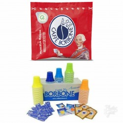 00 CIALDE CAFFE' BORBONE MISCELA RED 44 MM + KIT 00 ACCESSORI CAFFE' BORBONE