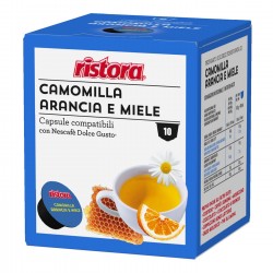 CAPSULE CAMOMILLA ARANCIA E MIELE COMPATIBILI