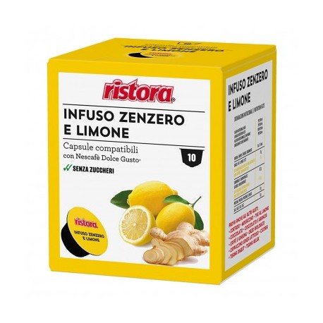 CAPSULE INFUSO ZENZERO E LIMONE COMPATIBILI